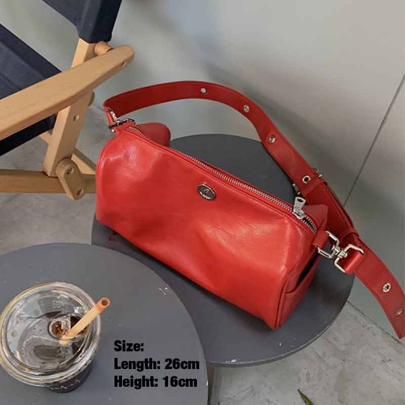 MISCHA Túi Xách Da PU Màu Trơn Thời Trang Cho Nữ