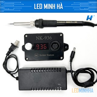 Máy hàn thiếc thương hiệu NK chính hãng, Trạm hàn NK-936, trạm hàn hakko 936