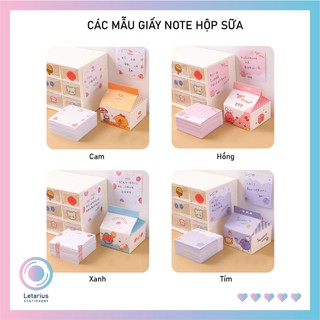 GIẤY NOTE HỘP SỮA