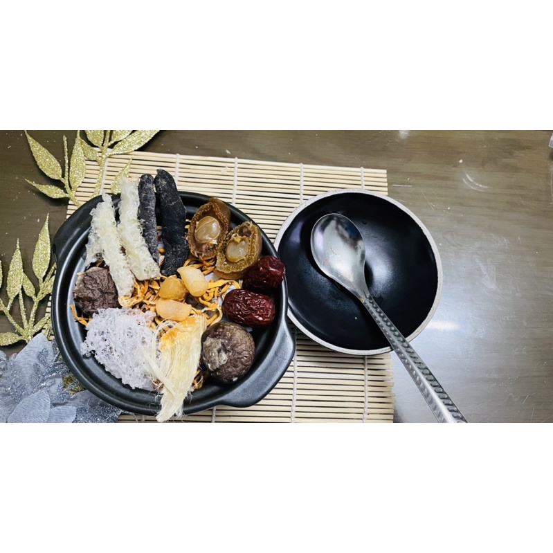 Sét súp bào ngư + nồi đen