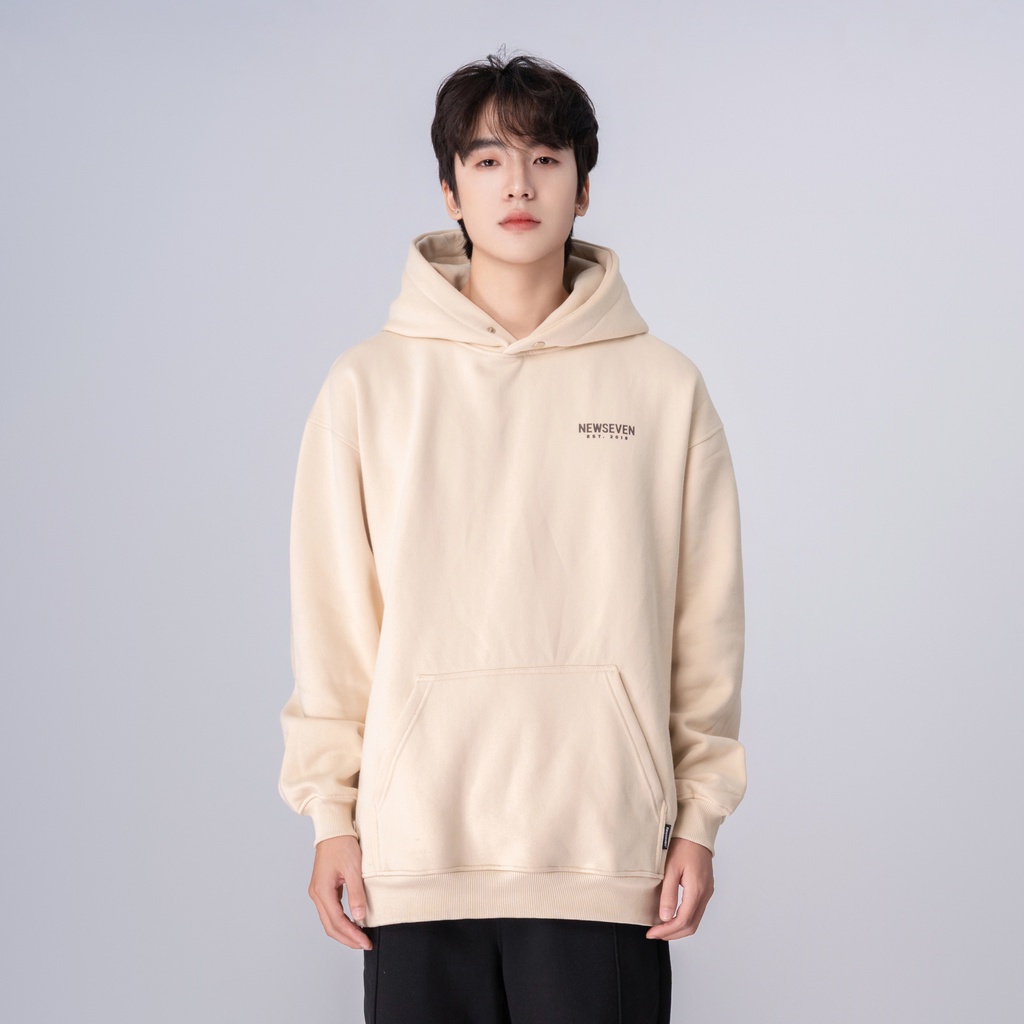 Áo Hoodie NEWSEVEN Signature Basic. Áo N7 nỉ bông chui đầu.