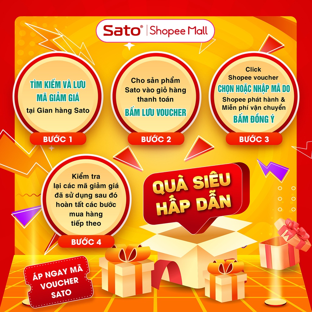 Nồi cơm điện Sato ST-18F043 1.8L, nấu cơm dẻo thơm, không lo nhão nát.
