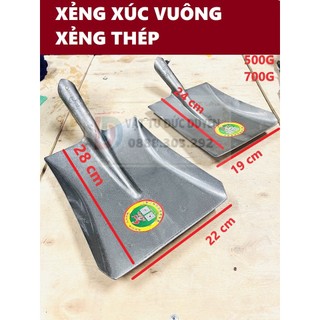 Xẻng xúc đất làm vườn,xẻng thép vuông