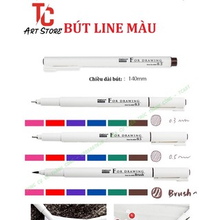 Bút line Màu MARVY Uchida 4600