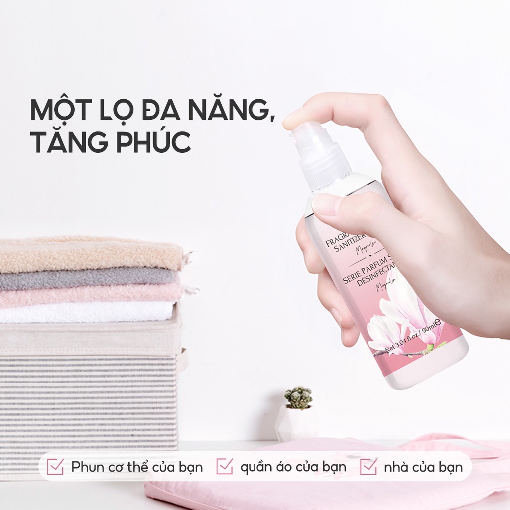 Nước Hoa Nữ Toàn Thân Body Mist Fragrance Series Miniso Hương tự nhiên lưu hương lâu 90ml | BigBuy360 - bigbuy360.vn