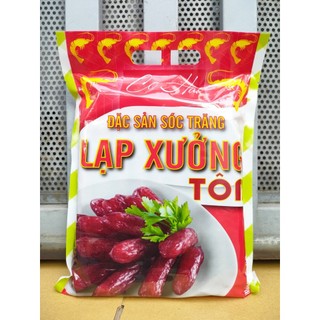 Mẫu Tết kèm bao bì túi xách- 1KG LẠP XƯỞNG TÔM TƯƠI ĐẶC SẢN SÓC TRĂNG