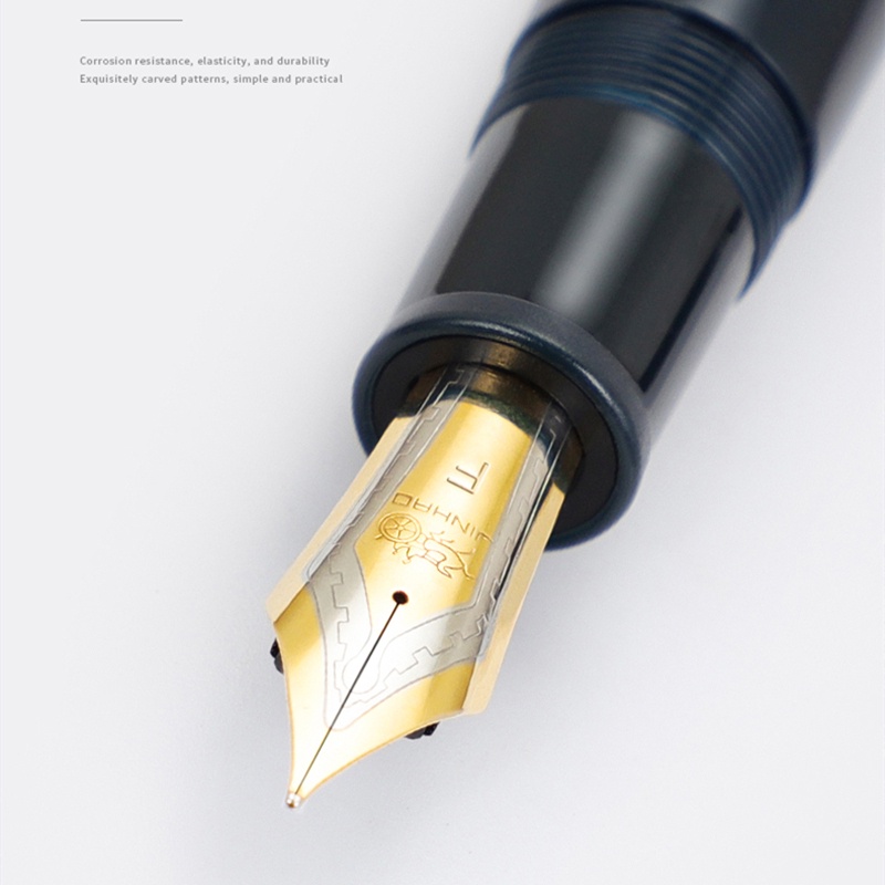 Bút Máy Penlab Jinhao X159 Bằng Acrylic Màu Vàng / Bạc Ngòi Bút Iraurita Cho Ký Tên C7107