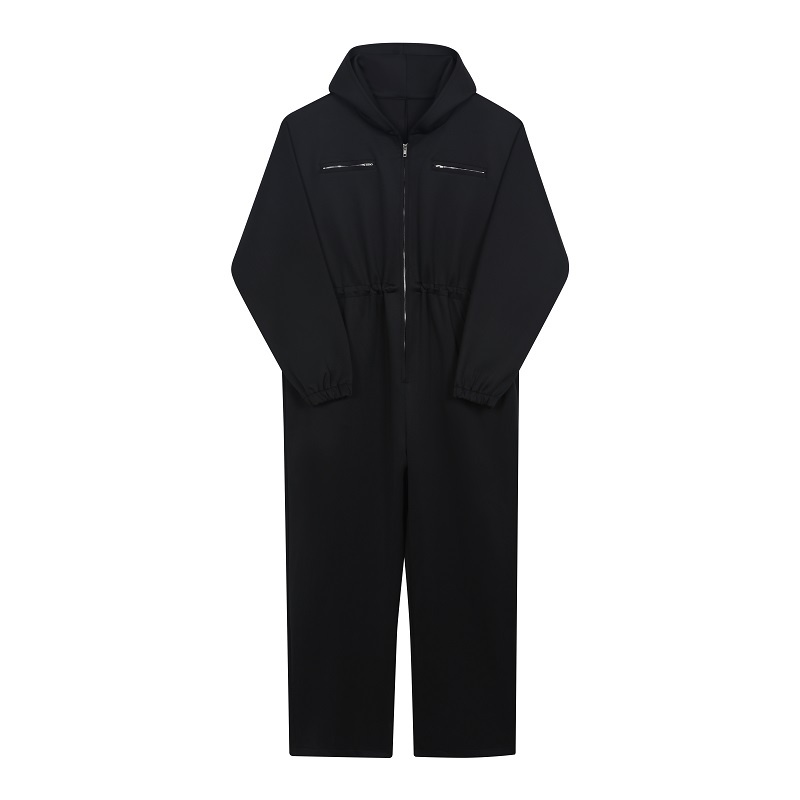 Bộ Áo Khoác + Quần Dài Dáng Rộng Có Khóa Kéo Thời Trang Thu Đông Cho Nam