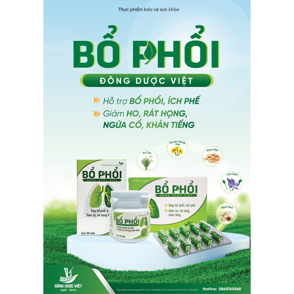 Bổ phổi - Đông Dược Việt