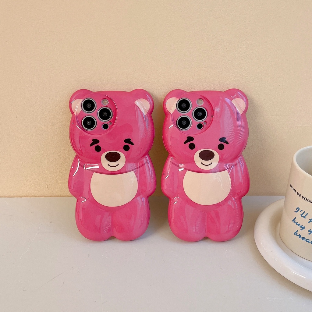 Ốp Điện Thoại tpu Hình Gấu 3D Cho iphone 14 14 pro 14 plus 14 pro max 13 pro max 12 pro max 11 pro max XS max XR X XS