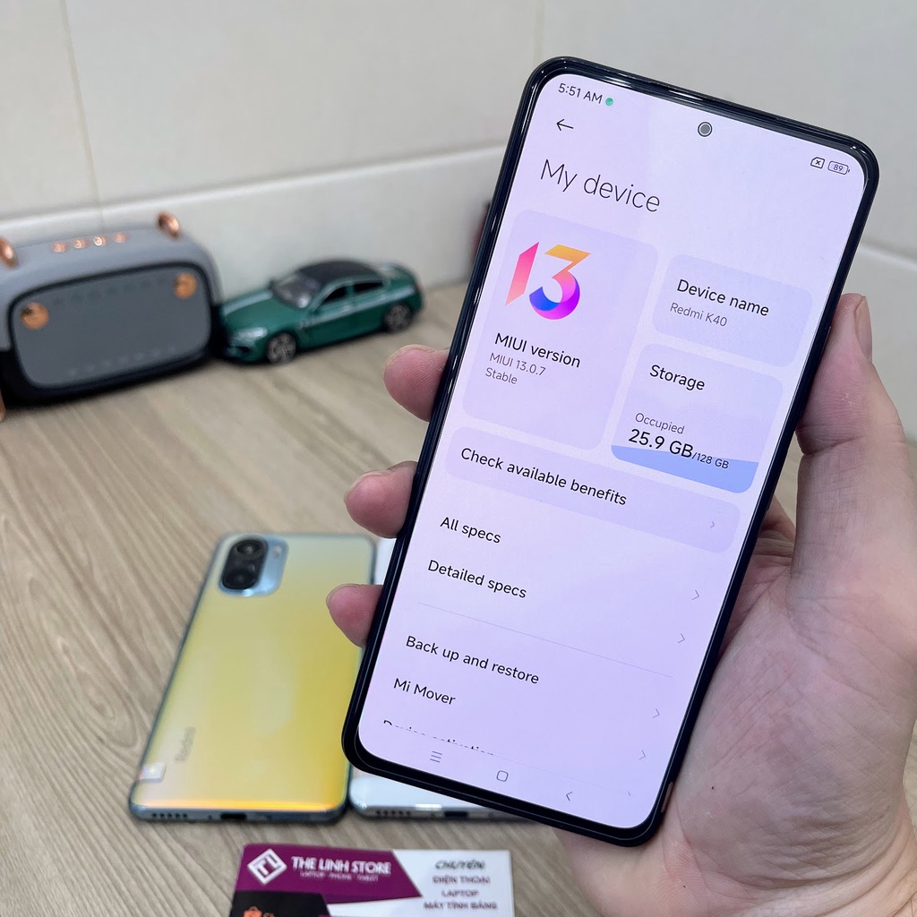 Điện thoại Xiaomi Redmi K40 5G ram 8G 128G - Snap 870 màn Amoled 6.67 inch