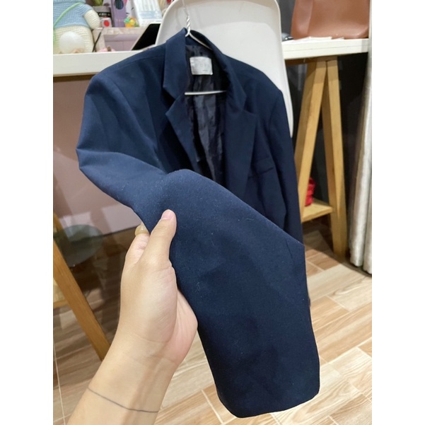 Áo blazer tay dài croptop Nhật/Hàn siêu sang