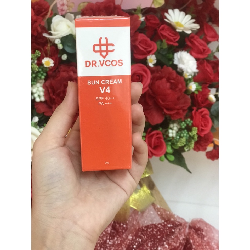 Kem Chống Nắng Quang Phổ Rộng dr. Vcos 30g SUN CREAM V4