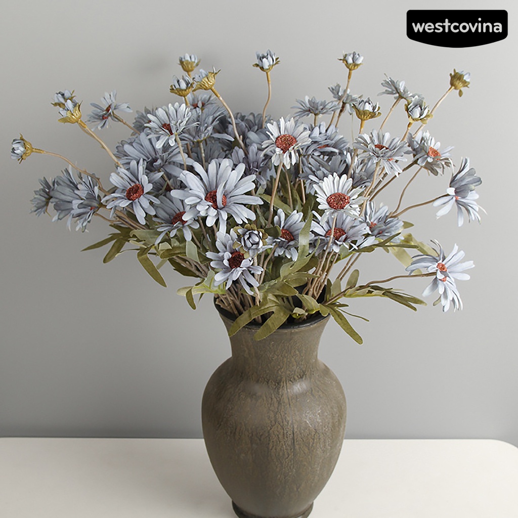 [WEST]⚘1 Bó Hoa Cúc Nhân Tạo Trang Trí Nhà Ở / Văn Phòng / Tiệc Cưới