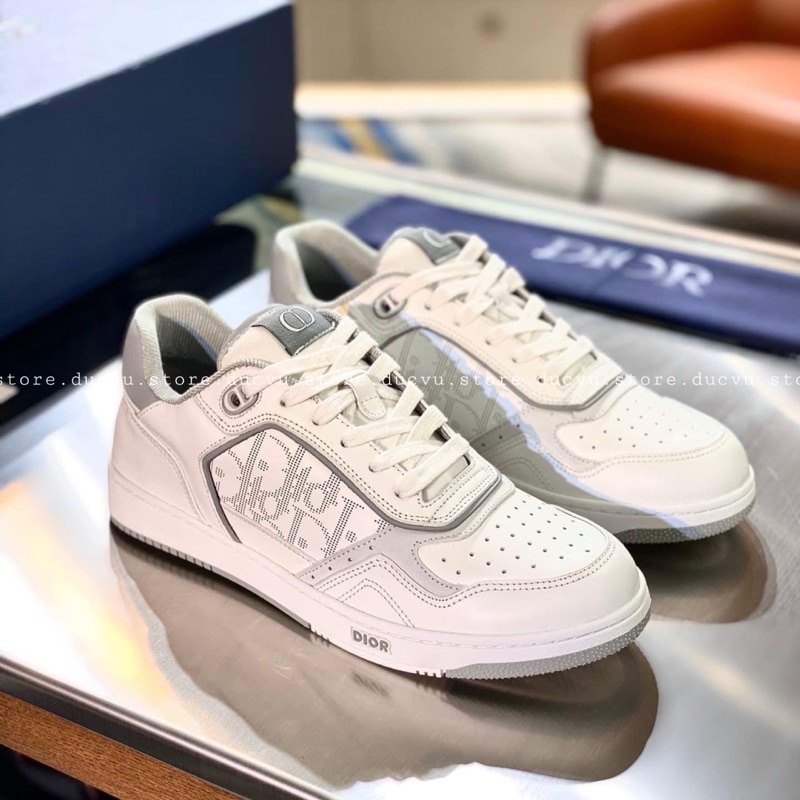 GIÀY DI.O SNEAKER B27 LOW WHITE LAI AU [ FULL BOX + FREE SHIP ]