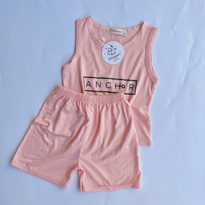 Bộ Ba Lỗ Mimiri , Vải Thun Lạnh Thoáng Mát Thiết Kế Mới  Cho Bé Trai, Bé Gái