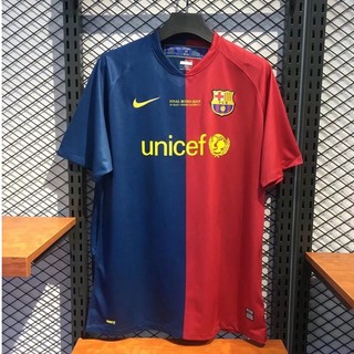 Áo bóng đá đội tuyển barcelona 2008-2009 phong cách retro