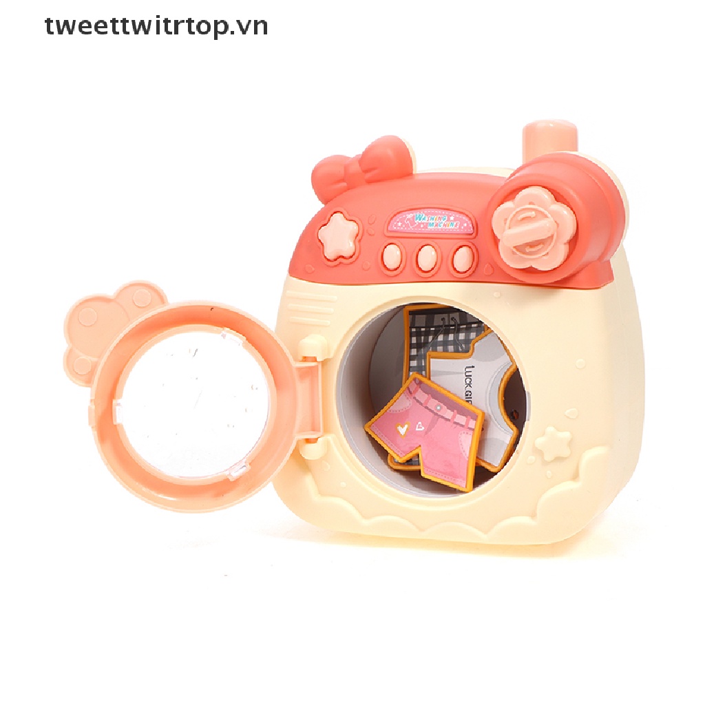 Bộ Đồ Chơi Máy Giặt Mini Dạng Nhấn Độc Đáo Cho Bé