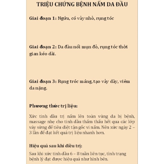 Tinh Dầu Tri Nấm Chàm Gàu Thảo Nguyên  30ML