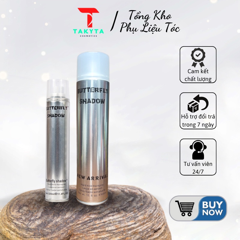 [Chính hãng] Gôm xịt tóc Butterfly Shadow 320ml