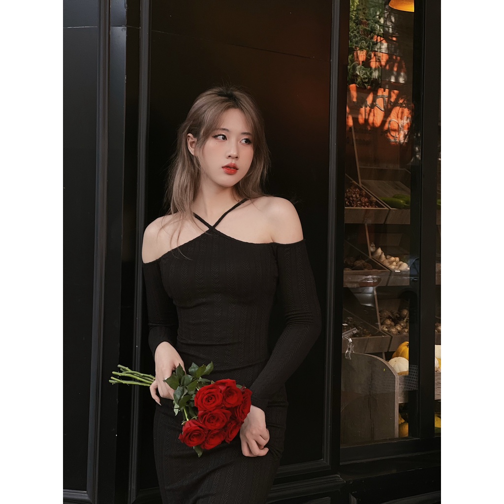 Đầm thun co dãn siêu tôn dáng Anaiis Dress Gem Clothing SP060717