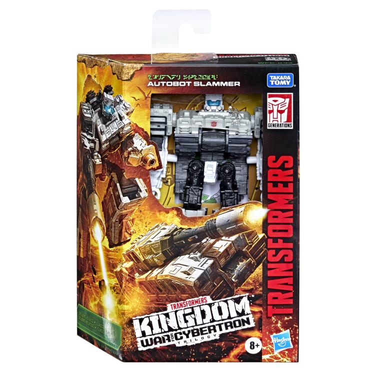 Hàng có sẵn: NoBox Mô hình nhân vật Transformers War for Cybertron: Kingdom Deluxe Slammer