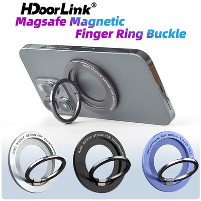 Nhẫn đỡ điện thoại HDOORLINK gắn giá đỡ nam châm xe hơi điều chỉnh được thích hợp cho i/Ph 14 13 12