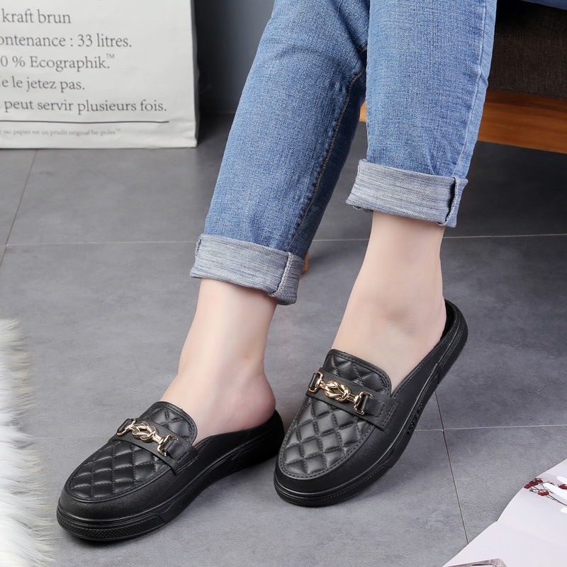 Dép đi trong nhàDép sục lót bông thêu cute_dép nữ siêu nhẹ,êm ấm thoải mái