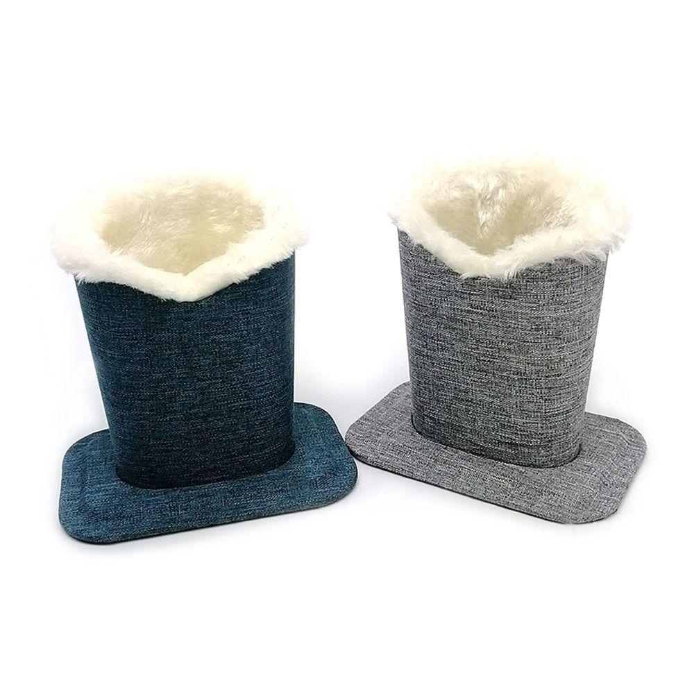 FUTURE Hộp Đựng Mắt Kính Bằng Da PU Phối Lông Sang Trọng Ốp