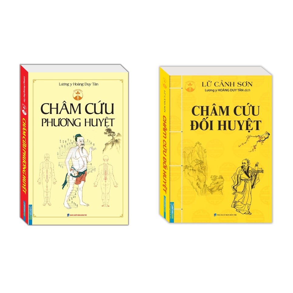 Sách - Combo 2 cuốn Châm cứu phương huyệt + Châm cứu đối huyệt