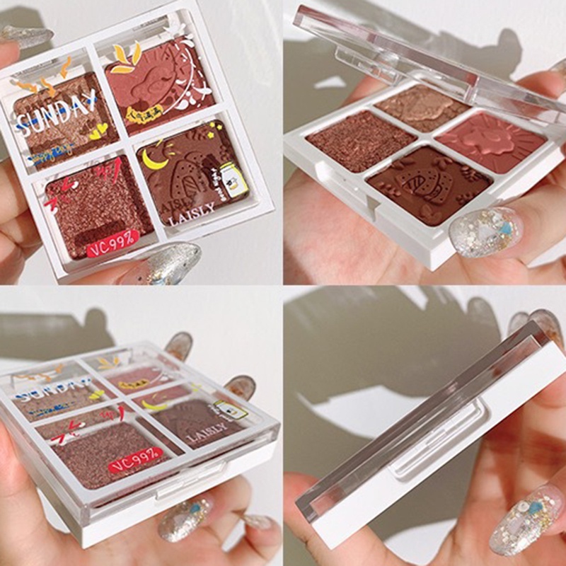 Bảng Phấn Mắt Màu Lì Sắc Tố Cao Không Nhòe Lâu Trôi JP5