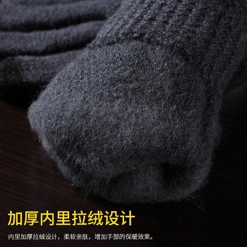 Găng Tay Cảm Ứng Màn Hình Dày Dặn Chống Lạnh Giữ Ấm Mùa Đông Cho Nam