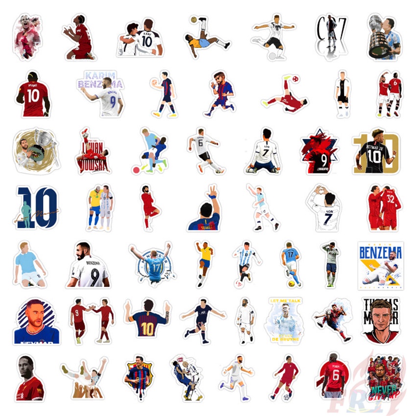 Bộ 100 Cái ❉ Hình Dán Bóng Đá Superstar Series B ❉ Sticker Doodle Dán Trang Trí Thời Trang Đa Ứng Dụng