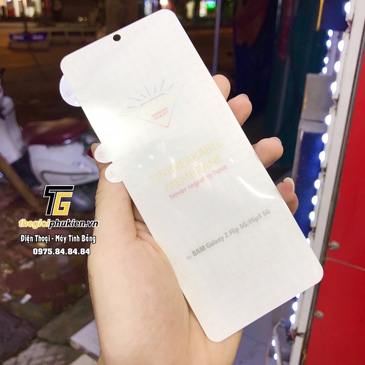 Combo dán PPF trước, sau SamSung Galaxy Z Flip4 5G chống xước, sử dụng được cảm biến siêu âm