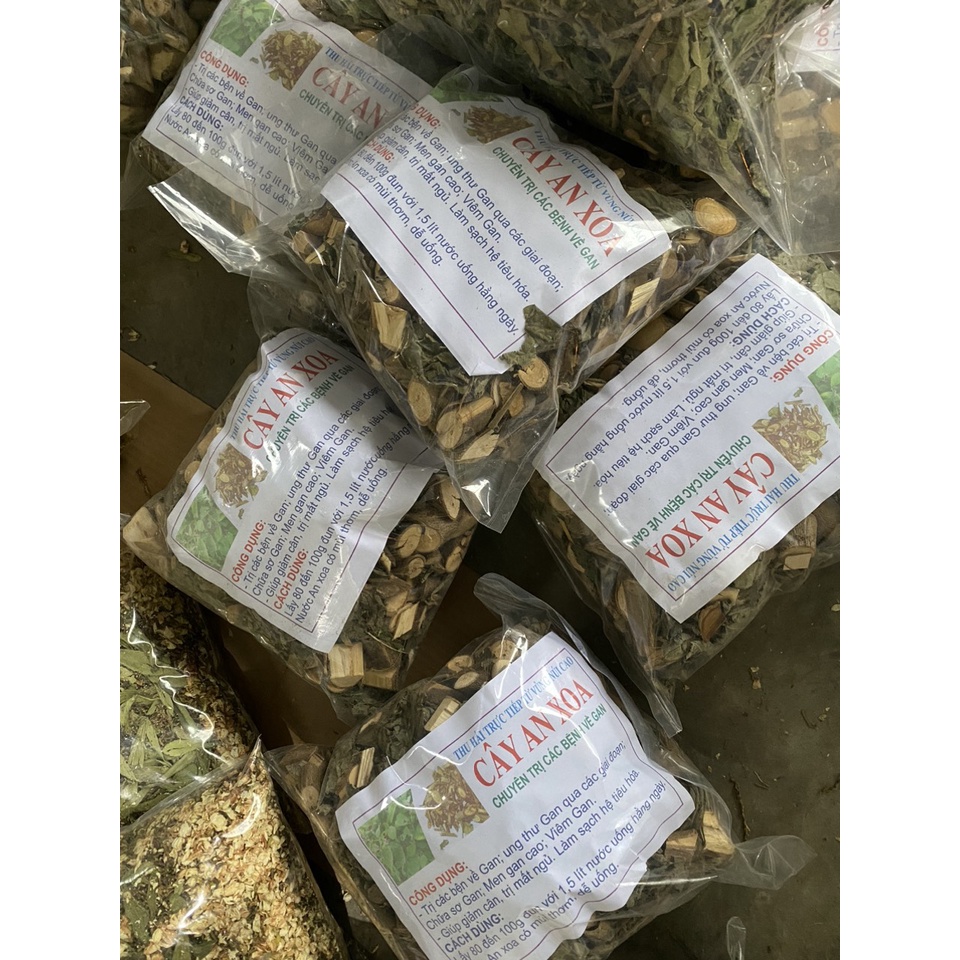 An Xoa Nguyên Thân Hòa Bình Hoa Tím 1kg Mát Gan, Hỗ Trợ Hạ Men Gan - Dược Liệu Tuấn Dũng