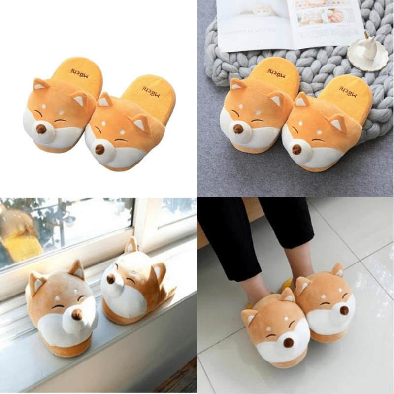 Dép bông đi trong nhà hình chó mochi MK009