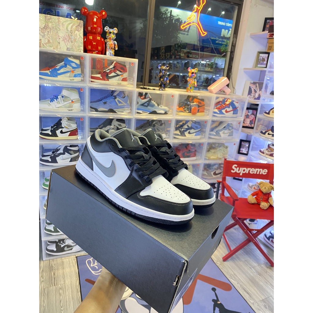 GIẦY SNEAKER Giày nam Air Jordan 1 Low ‘Smoke Grey V3’ 553558-040 BẢN CAO CẤP FULL BOX