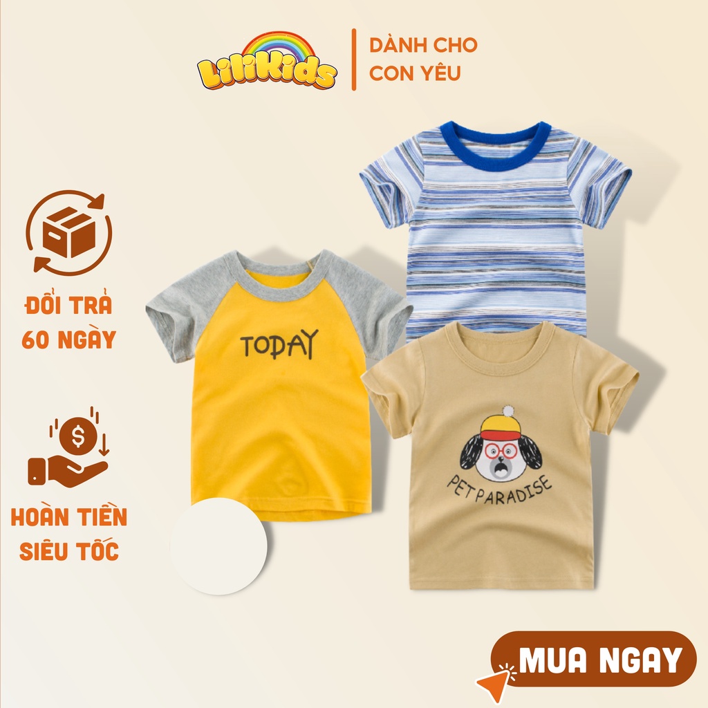 Áo bé trai 27KIDS bé chất cotton hàng xuất Âu Mỹ