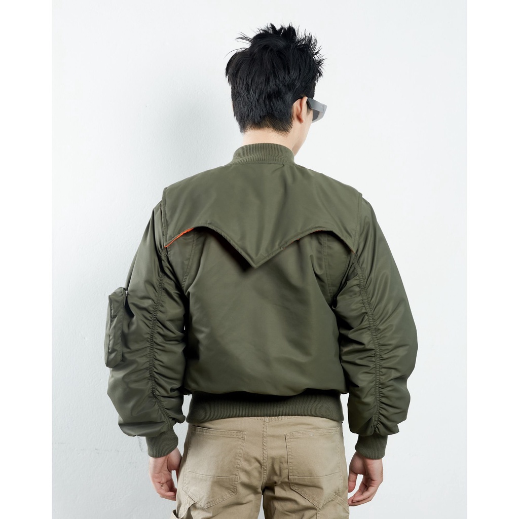 Áo bomber nam Snazzy lót bông dày dặn form thoải mái Snazzy BOMBER V-END