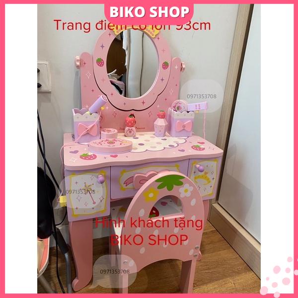 Đồ chơi bàn trang điểm dâu tây cỡ lớn 93cm-98cm cho bé