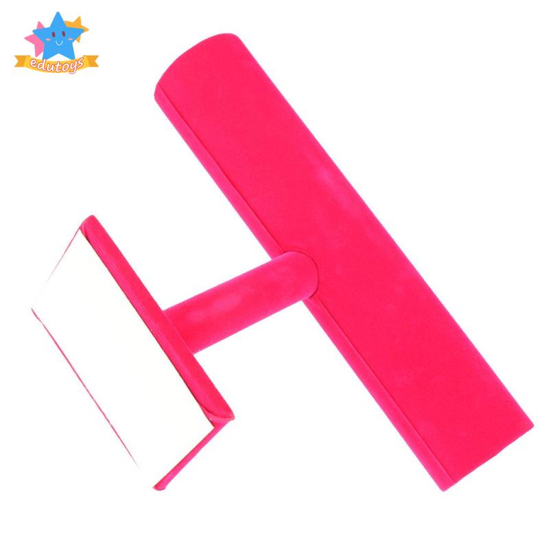 Giá Đỡ Trưng Bày Trang Sức Hình Chữ T Màu Hồng