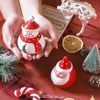 Tượng Gỗ Christmas - Santa, Snowman Trang Trí Giáng Sinh