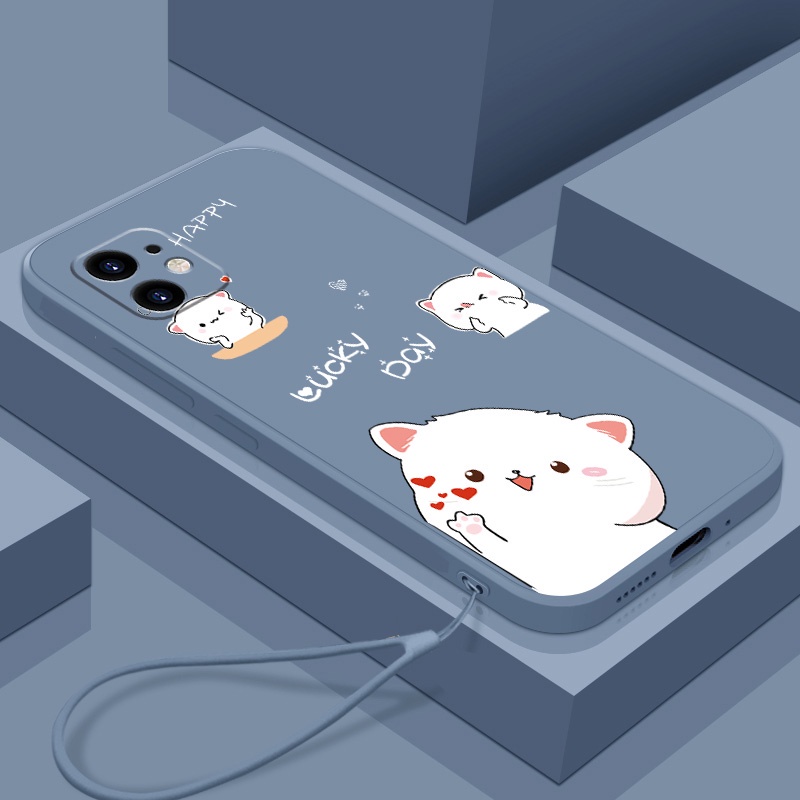 Ốp Điện Thoại In Hình Mèo May Mắn Cho iPhone 11 iPhone 11 pro iPhone 11 pro max iPhone 12 iPhone 12 pro iPhone 12