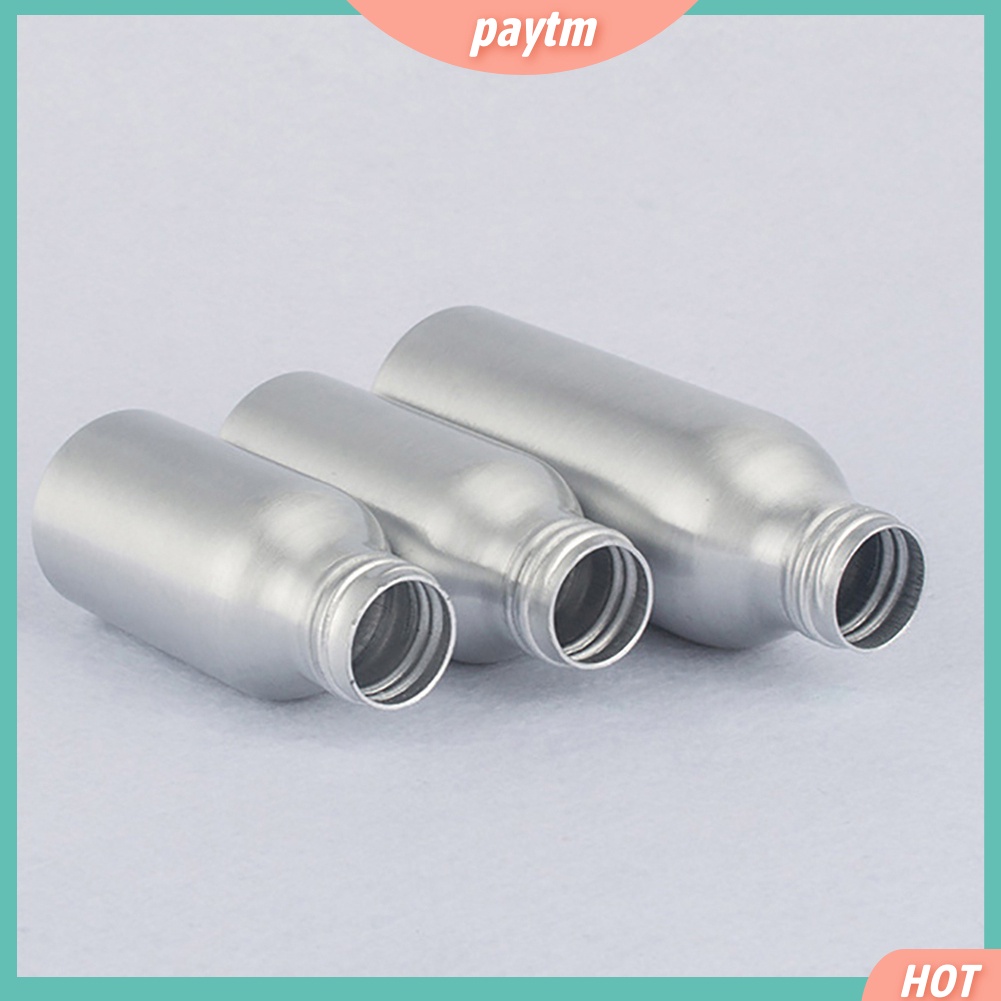 (PTM) Set bình đựng vòi nhấn bằng nhôm cho kem dưỡng ẩm dầu gội sữa tắm 40-250ml