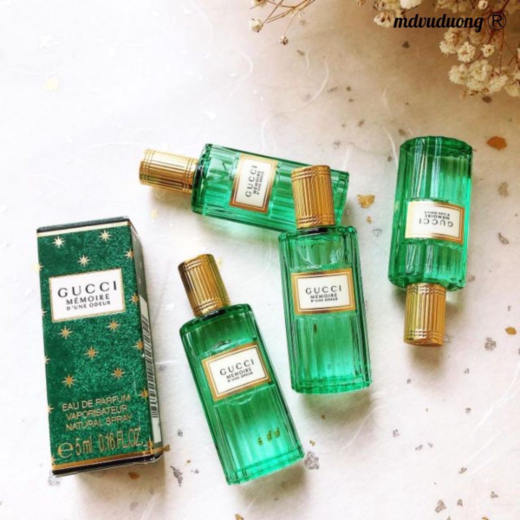 Nước hoa mini 𝐆𝐔𝐂𝐂𝐈 𝐌𝐄𝐌𝐎𝐈𝐑𝐄 𝐃'𝐔𝐍𝐄 𝐎𝐃𝐄𝐔𝐑 chính hãng bản 𝟓𝐦𝐥