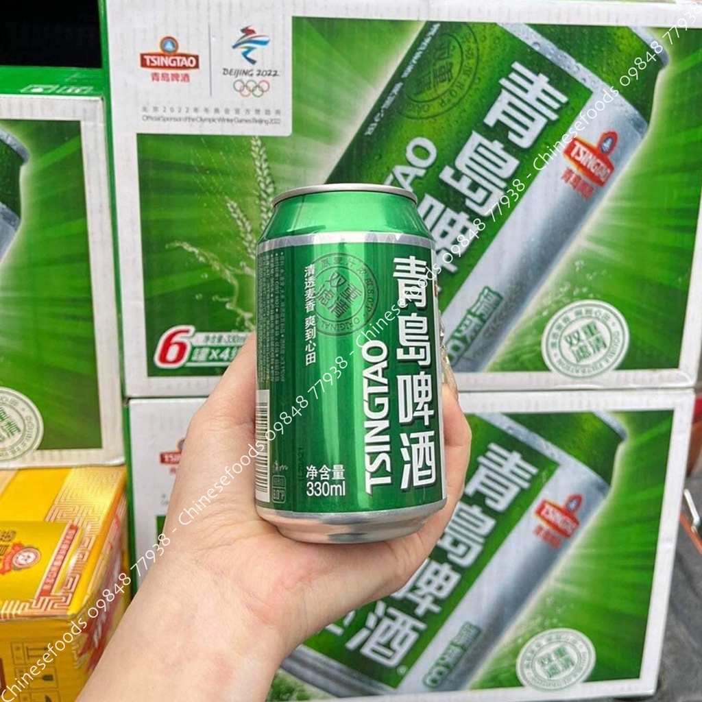 Bia TsingTao Nội Địa Lon 330ml Hàng Nhập Khẩu