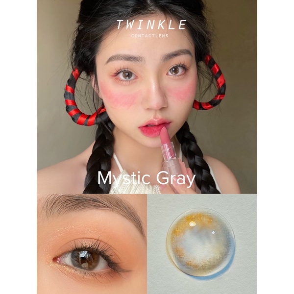 Kính áp tròng mềm /Lens xám nâu Mystic Gray