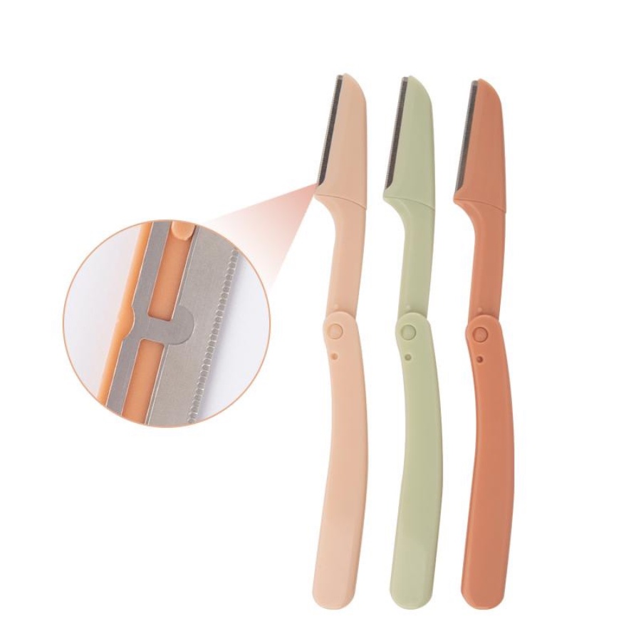 Dao Cạo Chuyên Dụng Lông Mày Mặt Bikini Gập Tiện Lợi Ricco