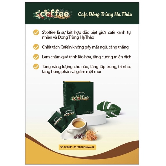 Cafe Đông Trùng Hạ Thảo S'Coffee No.1