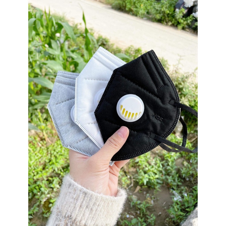 Khẩu trang y tế N95 Có Van Thở 5 lớp siêu thoáng kín
